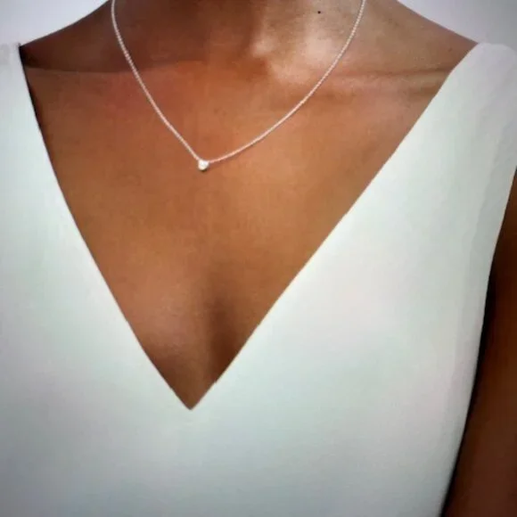 Tiffany & Co 16" sterling silver Elsa Peretti necklance. - Picture 5 of 6